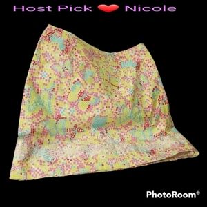 3/$15🚨WAS. $50. KEY WEST Butterfly Mini Skirt with Embroidered design at Hem.